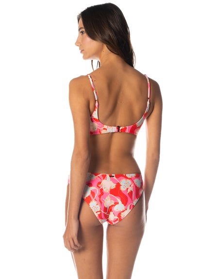  Maaji Floral Rush Flirt Low Rise Thin Side Bikini Bottom
