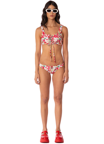  Maaji Sunberry Flirt  Low Rise Thin Side Bikini Bottom
