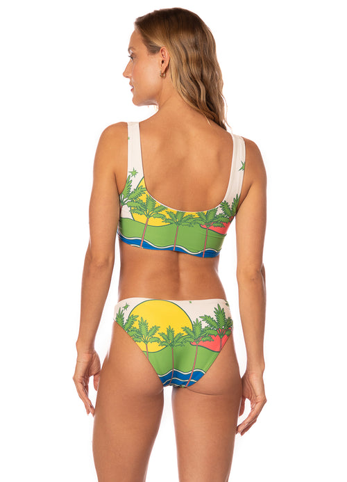 Main image -  Bikini Bottom de Maaji -  Maaji Lime Dreams Flirt Low Rise Thin Side Bikini Bottom - Categoría: Ropa, Vestidos de baño