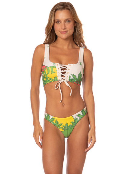  Bikini Bottom de Maaji -  Maaji Lime Dreams Flirt Low Rise Thin Side Bikini Bottom - Categoría: Ropa, Vestidos de baño
