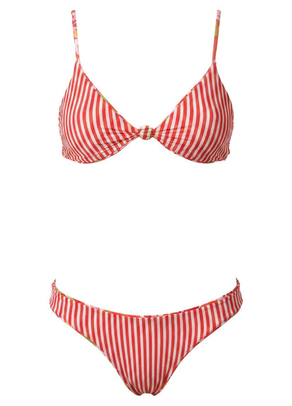 Thumbnail - Foto de Under The Pink Moon Flirt Low Rise Thin Side Bikini Bottom by Maaji - Panties - Vestidos de Baño - 7