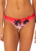 Maaji Cherry Palm Flirt  Low Rise Thin Side Bikini Bottom