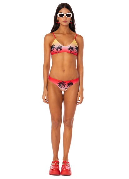 Thumbnail - Maaji Cherry Palm Flirt  Low Rise Thin Side Bikini Bottom - 9