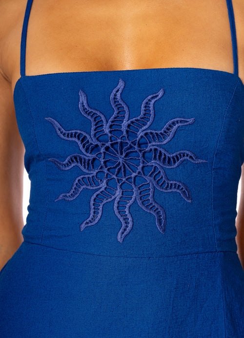 Alternative image -  dress from Maaji – Cobalt Blue Remi V Midi Dress – Category: Apparel , Accessories Clothing