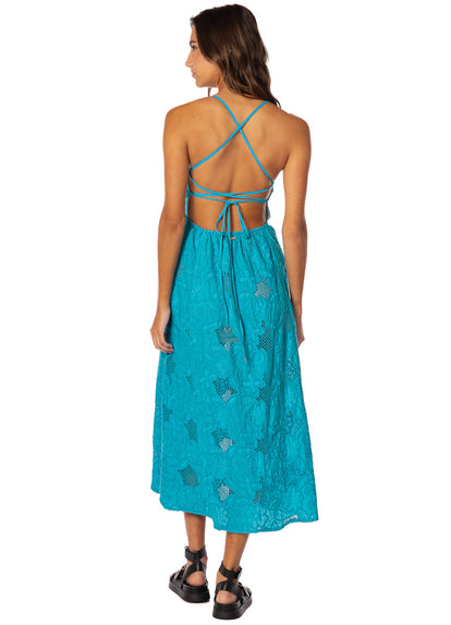 Thumbnail - Foto de Aqua Dream Remi V Midi Dress by Maaji - Vestidos - Ropa de Playa - 2