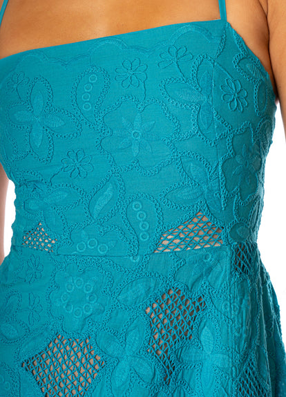 Thumbnail - Foto de Aqua Dream Remi V Midi Dress by Maaji - Vestidos - Ropa de Playa - 5