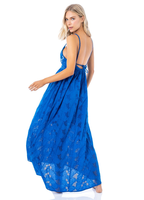 Hover image -  Maaji Lapis Blue Bridget Long Dress