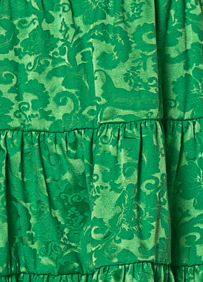 Thumbnail - dress from Maaji – Emerald Brocade Emily Short Dress – Category: Apparel , Accessories Clothing - 7