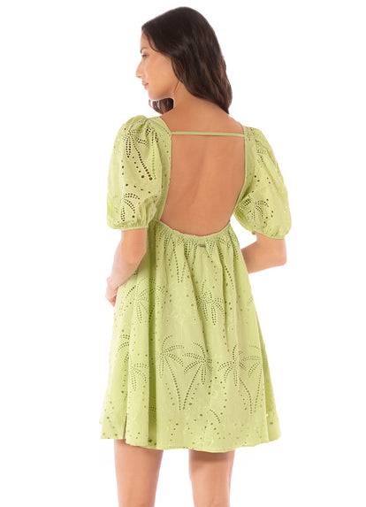 Thumbnail - Maaji Palm Embroidery Eileen Short Dress - 5