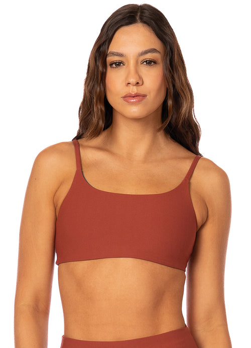 Hover image -  Foto de Brin Palma Caoba Low Impact Sports Bra by Maaji - Tops Deportivos - Ropa Deportiva
