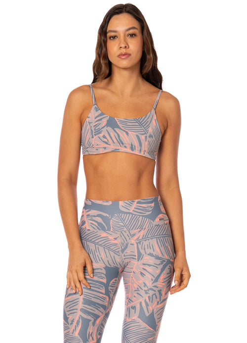 Main image -  Foto de Brin Split Leaf Aqua Low Impact Sports Bra by Maaji - Tops Deportivos - Ropa Deportiva