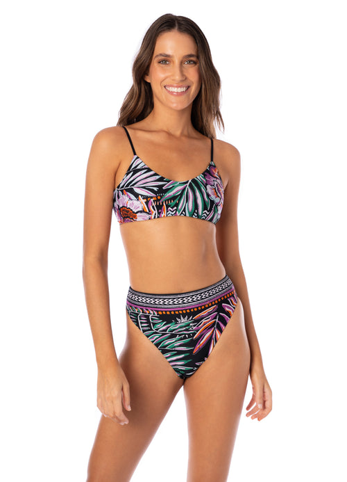 Main image -  Maaji Jaguar Jungle Lanai Classic Bralette Bikini Top