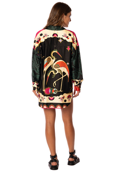  Foto de Flamingo Night Dreambound V Long Shirt by Maaji - Camisas Largas - Ropa de Playa