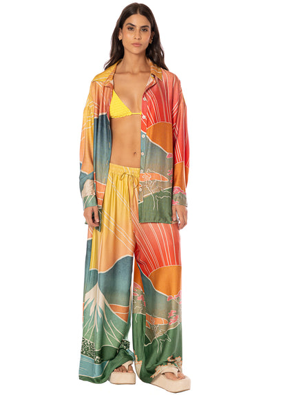  Maaji Sakura Scenery Dreambound V Long Shirt 