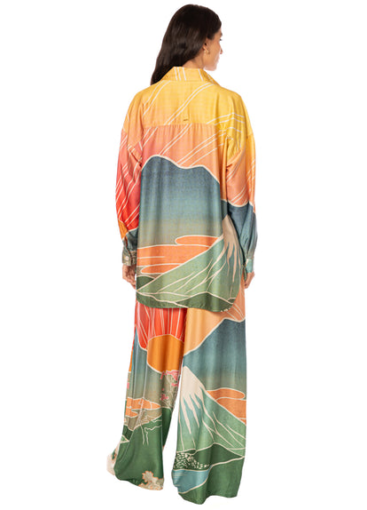 Thumbnail - Maaji Sakura Scenery Dreambound V Long Shirt  - 8