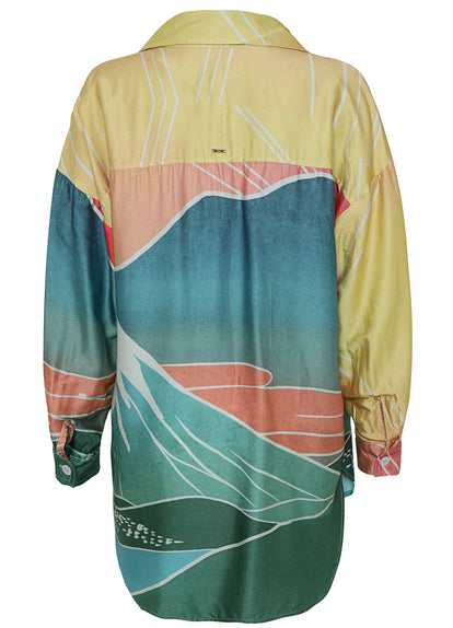 Thumbnail - Maaji Sakura Scenery Dreambound V Long Shirt  - 10