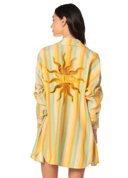 Thumbnail - Foto de Rhythmic Lines Dreambound Long Shirt by Maaji - Camisas Largas - Ropa de Playa - 2