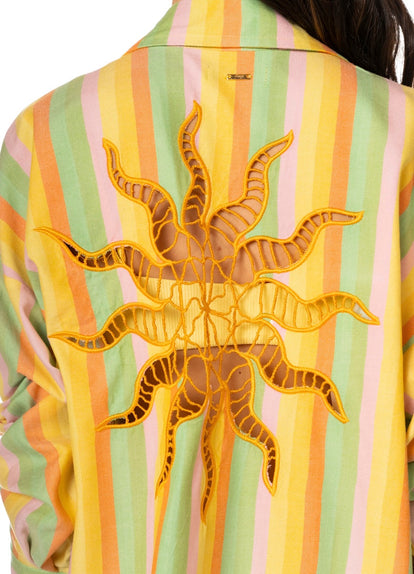 Thumbnail - Foto de Rhythmic Lines Dreambound Long Shirt by Maaji - Camisas Largas - Ropa de Playa - 4