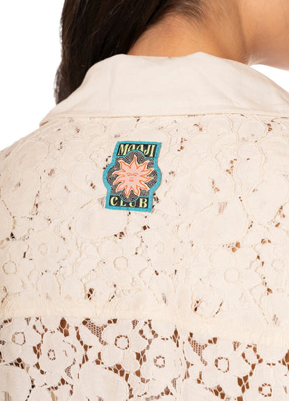 Thumbnail - Foto de Lace Whisper Dreambound Long Shirt by Maaji - Camisas Largas - Ropa de Playa - 4