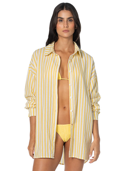 Thumbnail - Foto de Pacific Mood Dreambound Long Shirt by Maaji - Camisas Largas - Ropa de Playa - 1