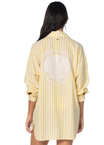 Thumbnail - Foto de Pacific Mood Dreambound Long Shirt by Maaji - Camisas Largas - Ropa de Playa - 2