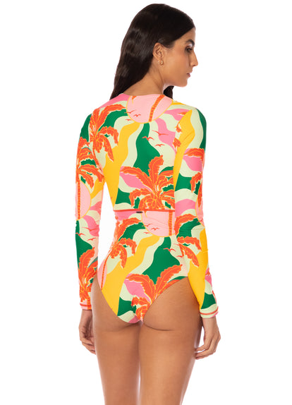  Maaji Tropical Breeze Triton B Cheeky Cut Surf One Piece