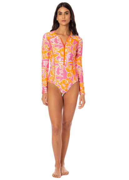  Maaji Flamingo Glow Triton B Cheeky Cut Surf One Piece