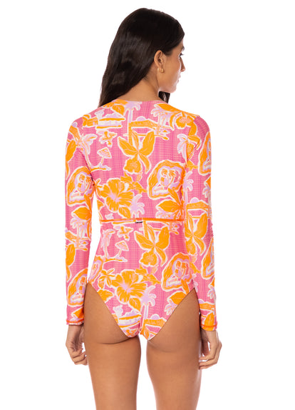  Maaji Flamingo Glow Triton B Cheeky Cut Surf One Piece