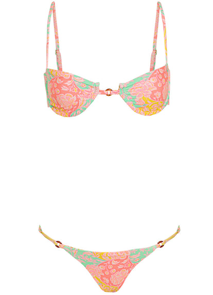  Maaji Arabian Nights Flash Low Rise Single Strap Bikini Bottom