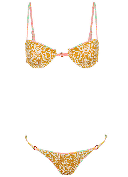 Thumbnail - Maaji Arabian Nights Flash Low Rise Single Strap Bikini Bottom - 11