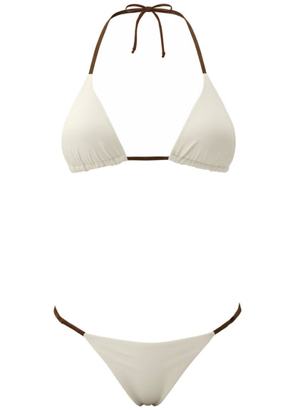 Thumbnail - Foto de Sand & Shadows Flash Low Rise Single Strap Bikini Bottom by Maaji - Panties - Vestidos de Baño - 8