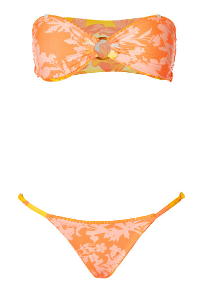 Thumbnail - Foto de Golden Lily Flash Low Rise Single Strap Bikini Bottom by Maaji - Panties - Vestidos de Baño - 7