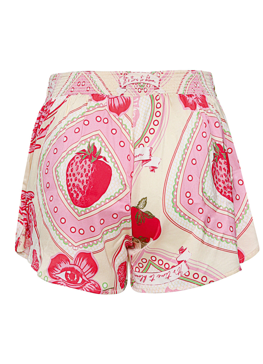 shorts from Maaji – Strawberry Palm Blissful s Shorts – Category: Apparel , Accessories Clothing