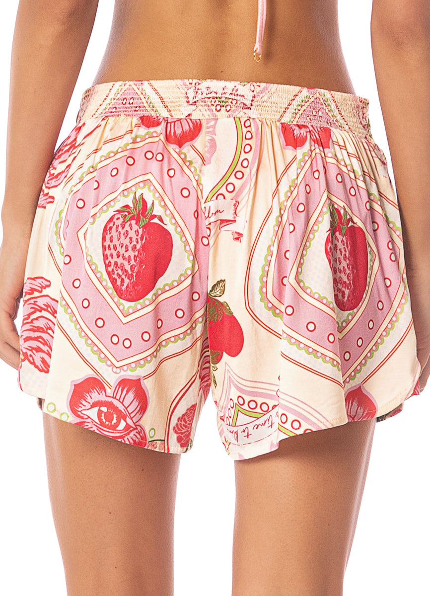 shorts from Maaji – Strawberry Palm Blissful s Shorts – Category: Apparel , Accessories Clothing