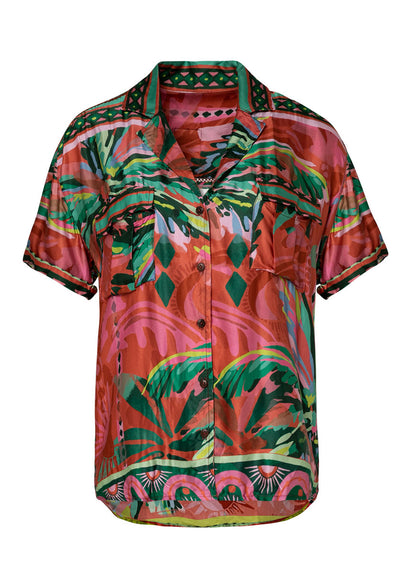 Thumbnail - Maaji Flame Palms Moon Phase Long Shirt - 8