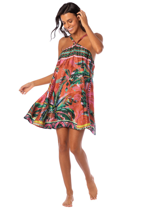Alternative image -  Maaji Flame Palms Lusine Short Dress