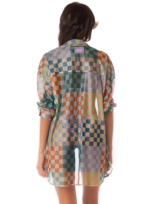 Hover image -  Maaji Chess Manele Long Shirt