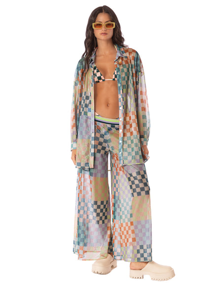  Maaji Chess Manele Long Shirt