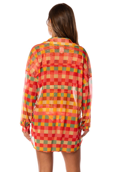 Thumbnail - dress from Maaji – Golden Gambit Manele V Long Shirt – Category: Apparel , Accessories Clothing - 2