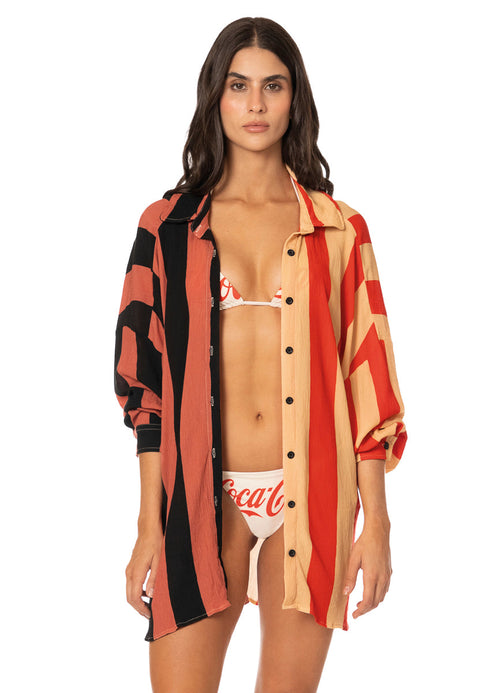 Main image -  Foto de Rustic Chill Manele Long Shirt by Maaji - Camisas Largas - Ropa de Playa