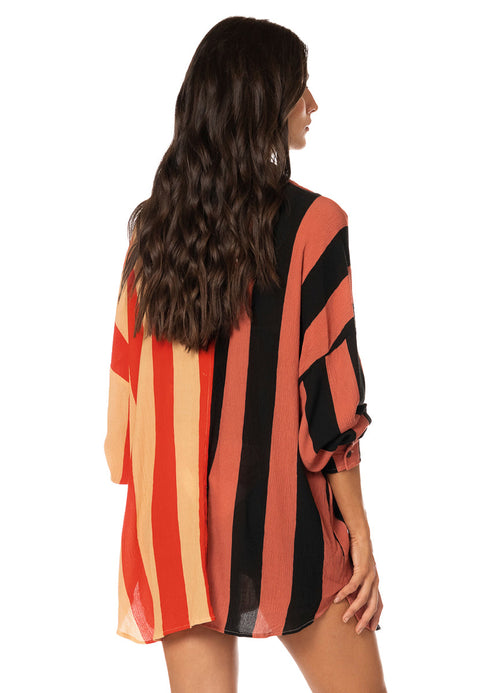 Hover image -  Foto de Rustic Chill Manele Long Shirt by Maaji - Camisas Largas - Ropa de Playa