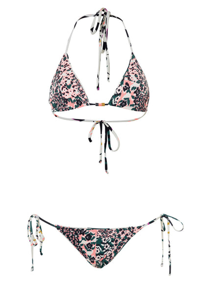  Maaji Tropical Leaves Sunny Tie Side Bikini Bottom