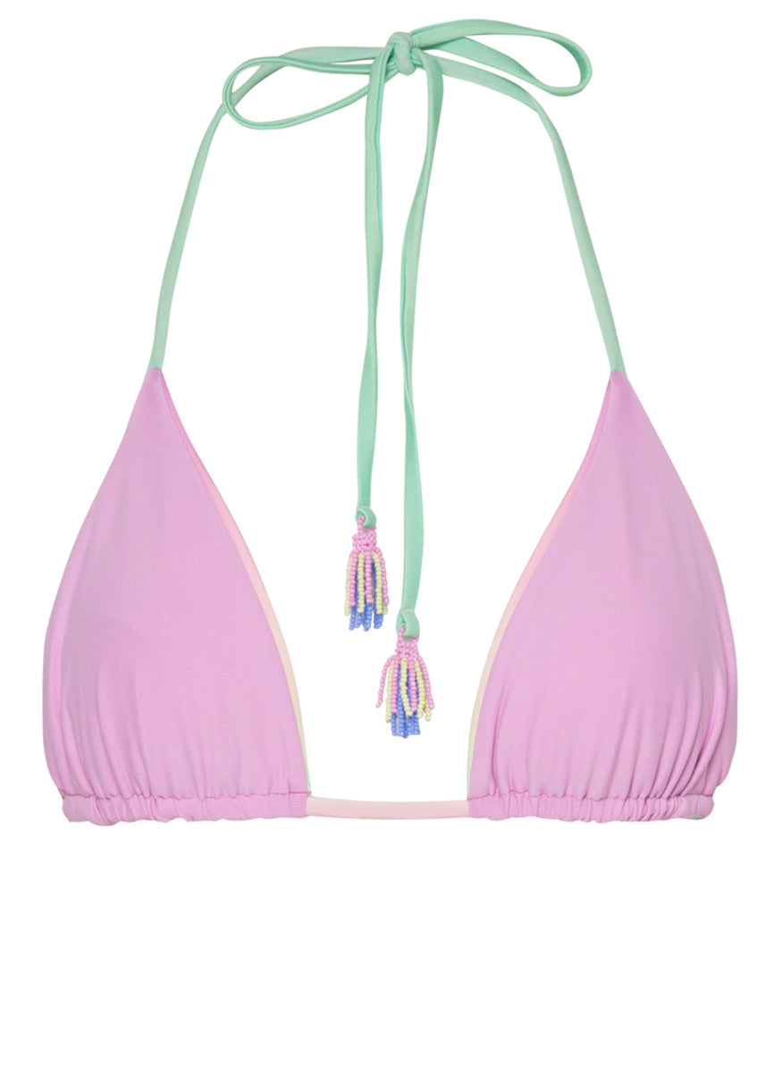 Maaji Candy Palms Balmy Sliding Triangle Bikini Top