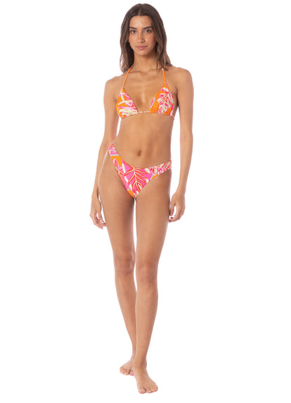  Foto de Sea Blue Iconic Regular Rise Thin Side Bikini Bottom by Maaji - Tops - Vestidos de Baño