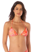 Maaji Coral Foliage Balmy Sliding Triangle Bikini Top
