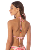 Maaji Strawberry Palm Balmy  Sliding Triangle Bikini Top