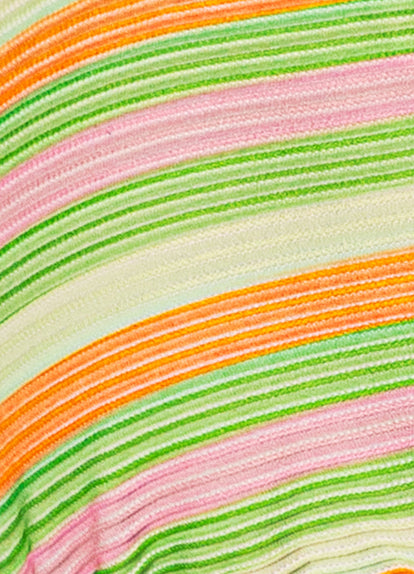 Thumbnail - Maaji Rainbow Stripe Balmy Sliding Triangle Bikini Top - 14