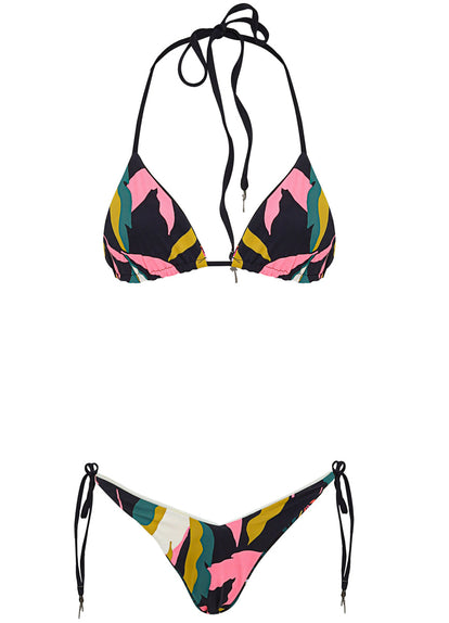  Maaji Flamingo Night Balmy Sliding Triangle Bikini Top