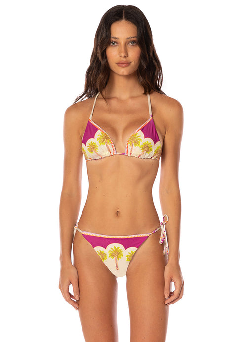 Main image -  Foto de Moroccan Palm Balmy Sliding Triangle Bikini Top by Maaji - Tops - Vestidos de Baño