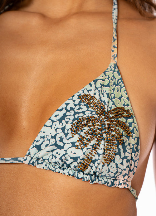 Hover image -  Maaji Jungle Jam Balmy Sliding Triangle Bikini Top